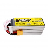 Tattu R-Line 22.2V 1700mAh 6S 95C Lipo Battery with XT60 Plug