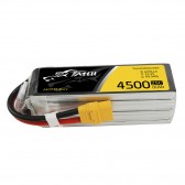 Tattu 4500mAh 22.2V 25C 6S1P Lipo Battery Pack with XT90