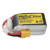 Tattu R-Line Version 4.0 850mAh 14.8V 4S1P 130C Lipo Battery Pack with XT60 Plug