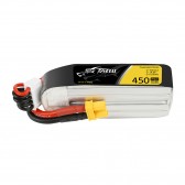 TATTU 450mAh 14.8V 75C 4S1P Lipo Battery Pack with XT30 plug--Long Size for H Frame