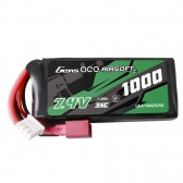 Gens ace 35C 1000mAh 2S1P 7.4V Airsoft Gun Lipo Battery with T Plug