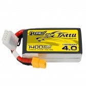 Tattu R-Line Version 4.0 1400mAh 14.8V 130C 4S1P Lipo Battery Pack with XT60 Plug