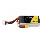 Tattu 650mAh 4S1P 75C 14.8V Lipo Battery Pack with XT30 plug