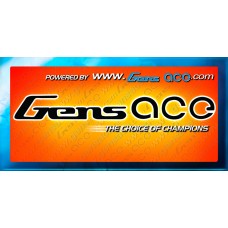 Gens ace banner 2.5m black/green